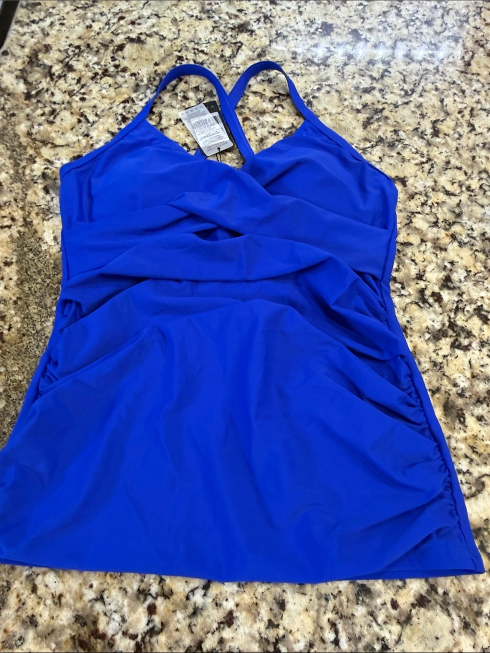 RELLECIGA Cobalt Blue tank top Swim piece